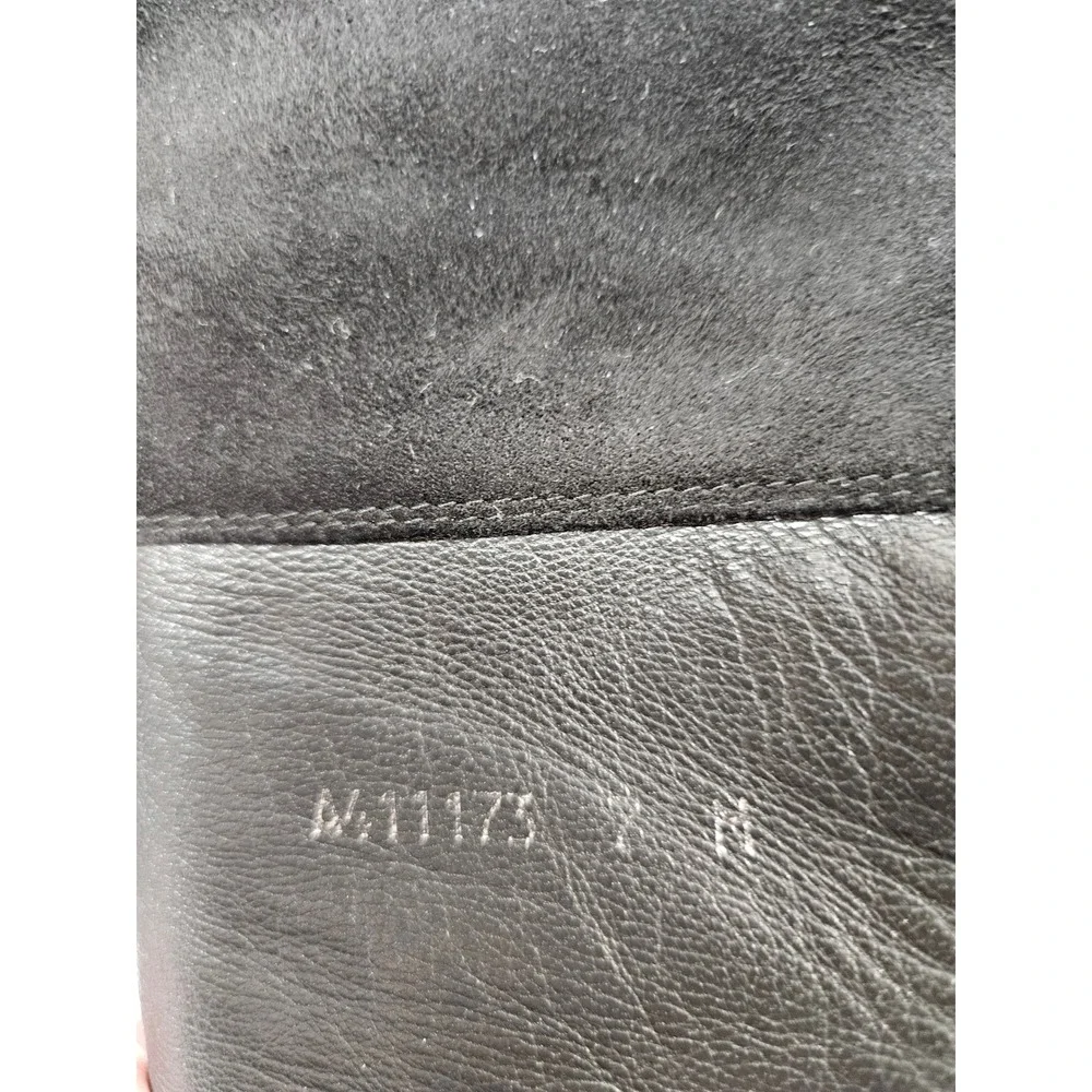 Stuart Weitzman 5050 Black Suede Over The Knee Boots Womens 7 M Dust Bag Box OTK